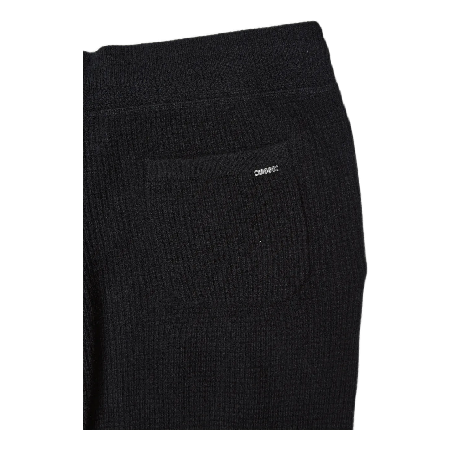 Washable Cashmere Jogger Pant Black