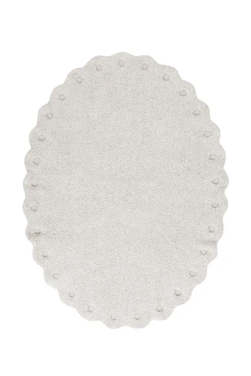 Washable Oval Rug Pinecone
