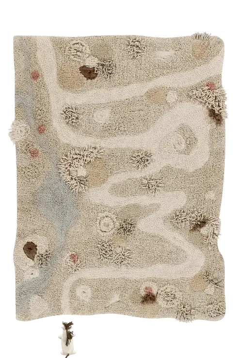 Washable Play Rug Path of Nature