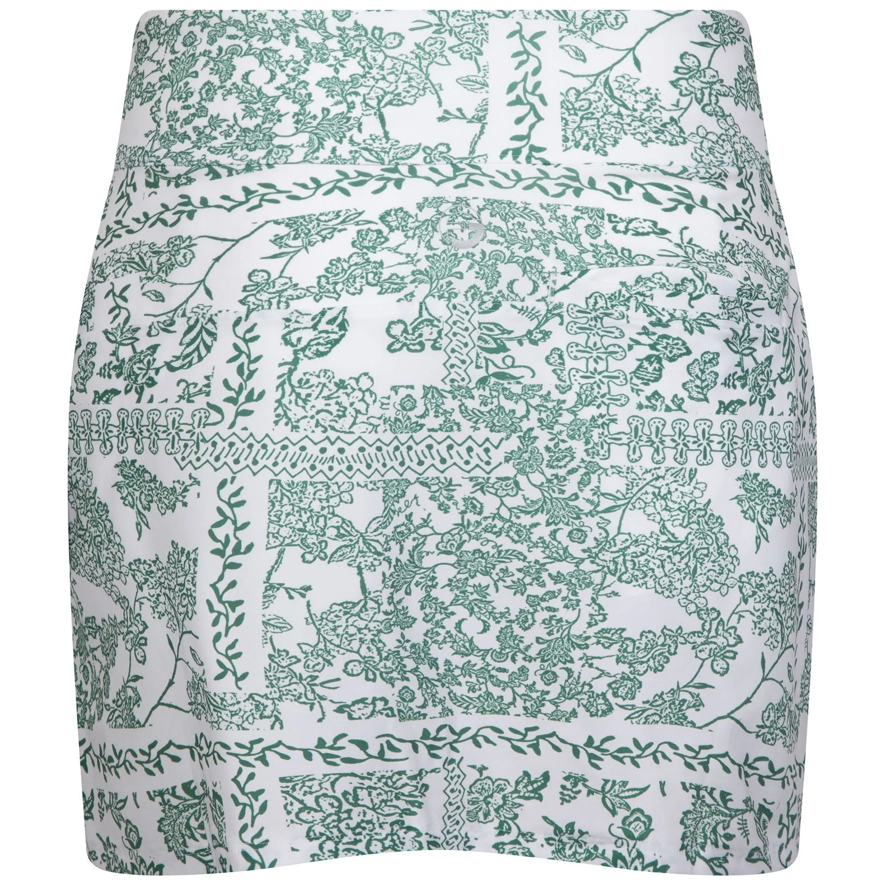 Womens Inverted Pleat Skirt Lattice Floral - SS23
