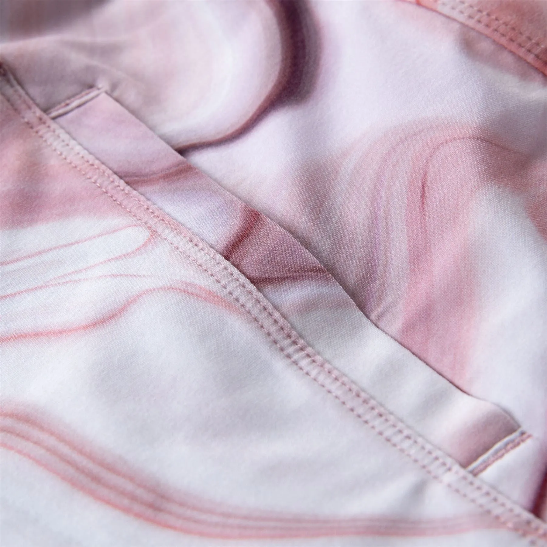 Womens Inverted Pleat Skirt Pink Marble - SS23