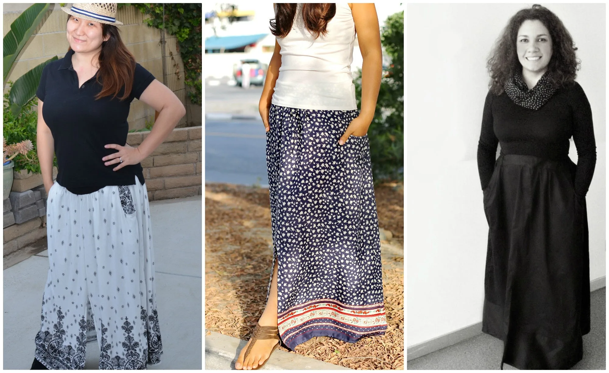 Women's Orleans Avenue Maxi Skirt pdf sewing pattern