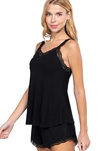 Women's Thermal Lace Trim Flare Set