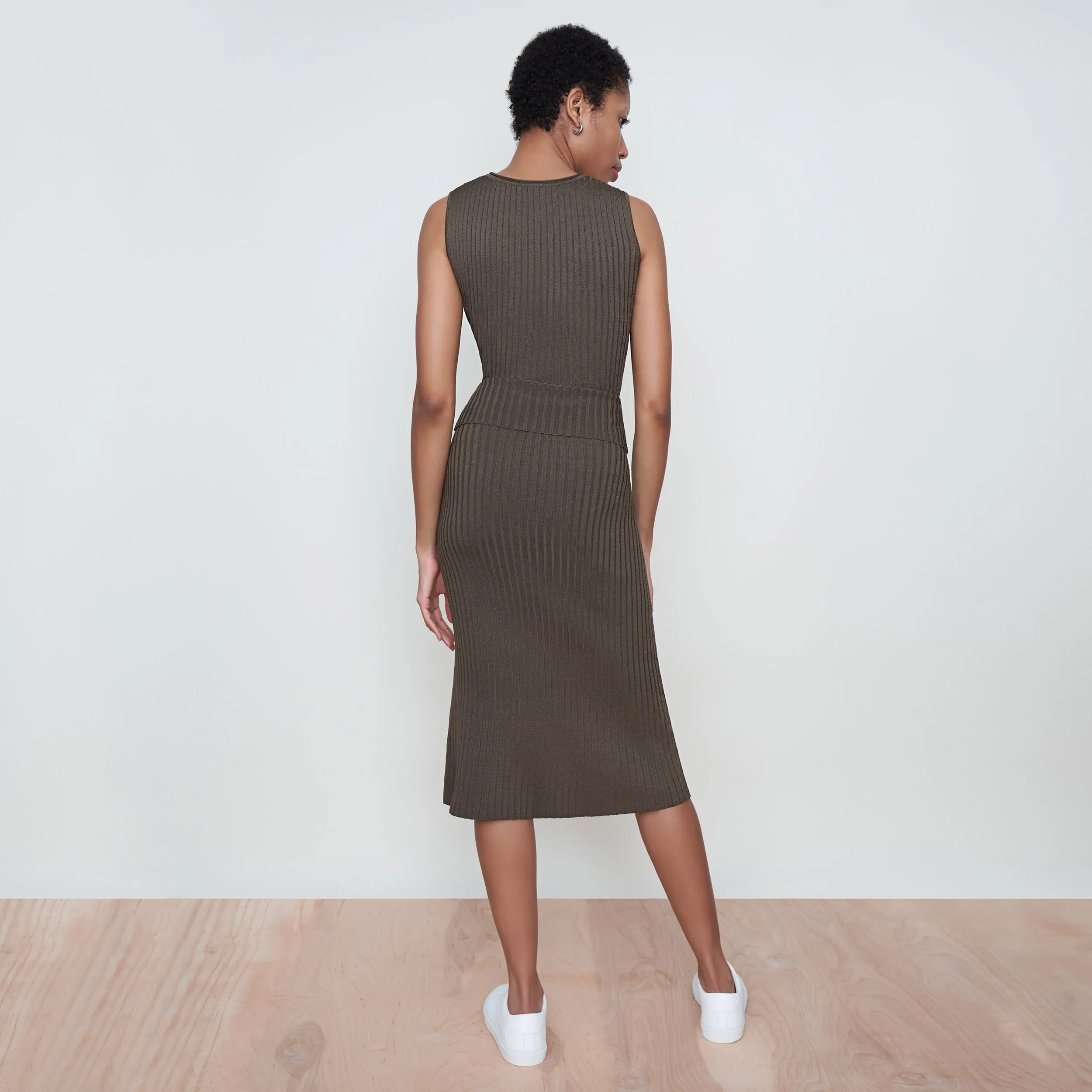 York Skirt - Slinky Knit :: Safari